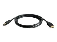 C2G 1.5m High Speed HDMI Cable with Ethernet - 4k - UltraHD - Câble HDMI avec Ethernet - HDMI mâle pour HDMI mâle - 1.5 m - blindé - noir 82025
