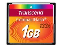 Transcend - Carte mémoire flash - 1 Go - 133x - CompactFlash TS1GCF133
