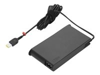 Lenovo ThinkPad 170W Slim AC Adapter (Slim-tip) - Adaptateur secteur - CA 90-265 V - 170 Watt - noir - pour ThinkPad P1 Gen 4; P15v Gen 2; P17 Gen 2; T15g Gen 2; T15p Gen 2; X1 Extreme Gen 4 4X20S56701