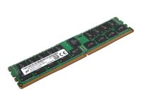 Lenovo - DDR4 - module - 64 Go - DIMM 288 broches - 3200 MHz / PC4-25600 - 1.2 V - mémoire enregistré - ECC - vert - pour ThinkStation P620 30E0, 30E1 4X71B67862