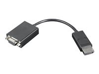 Lenovo - Câble VGA - DisplayPort (M) pour HD-15 (F) - 20 cm - pour ThinkCentre M700; M78; M800; ThinkPad L520; T420; X230 Tablet; ThinkVision LT1952 57Y4393