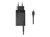 Lenovo 65W USB-C Travel Adapter - Adaptateur secteur - CA 100-240 V - 65 Watt - Europe - noir 40AW0065EU
