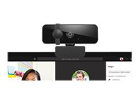 Lenovo Essential - Webcam - couleur - 2 MP - 1920 x 1080 - 1080p - audio - câblé - USB 2.0 - MJPEG, YUY2 4XC1B34802