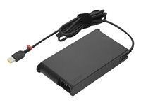 Lenovo ThinkPad 230W Slim AC Adapter (Slim-tip) - Adaptateur secteur - CA 90-265 V - 230 Watt - noir - pour ThinkPad P1 Gen 5; P15v Gen 2; P15v Gen 3; P17 Gen 2; T15p Gen 2; X1 Extreme Gen 5 4X20S56717