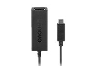 Lenovo USB-C to Ethernet Adapter - Adaptateur réseau - USB-C - Gigabit Ethernet x 1 - noir 4X90S91831