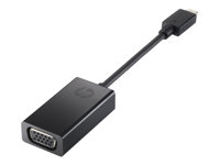HP - Adaptateur vidéo externe - USB Type-C - D-Sub - noir - pour Chromebook 13 G1; Elite Slice for Meeting Rooms, Slice G1; EliteBook 1040 G3; ZBook 17 G3 N9K76AA#AC3