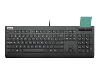 Lenovo Smartcard Wired Keyboard II - clavier - Français - noir 4Y41B69369