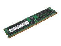 Lenovo - DDR4 - module - 32 Go - DIMM 288 broches - 3200 MHz / PC4-25600 - 1.2 V - mémoire enregistré - ECC - vert - pour ThinkStation P620 30E0, 30E1 4X71B67861