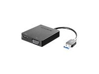 Lenovo Universal USB 3.0 to VGA/HDMI Adapter - Adaptateur vidéo externe - USB 3.0 - HDMI, VGA 4X90H20061
