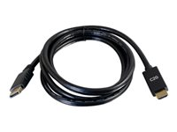 C2G 3ft DisplayPort Male to HDMI Male Passive Adapter Cable - 4K 30Hz - Adaptateur vidéo - DisplayPort mâle pour HDMI mâle - 90 cm - noir - passif, support 4K 84432