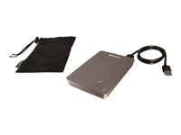 Verbatim Store 'n' Go Executive Portable - Disque dur - 750 Go - externe (portable) - USB 3.0 - argent 53051