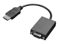 Lenovo - Adaptateur vidéo - HDMI / VGA - HDMI (M) pour HD-15 (F) - 20 cm - pour IdeaPad S300; ThinkPad Edge E550; ThinkPad X1 Carbon; ThinkPad Yoga 11; 11e Chromebook 0B47069